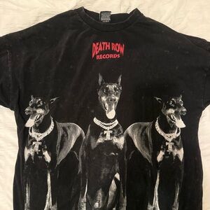 Death Row Records Black Graphic Tee